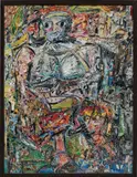 Vik Muniz, Woman I, After de Kooning (Pictures of Magazines 2), 2013, digital chromogenic print