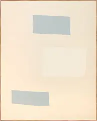 Ethan Cook, Untitled, 2013, hand woven cotton canvas on canvas, in artist's frame