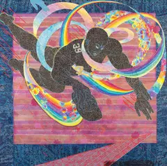 Chie Fueki, Significant Moment, 2005, acrylic, paper and mixed media on wood
