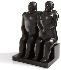 Untitled by Fernando Botero, bronze with dark brown patina, sold May 2017