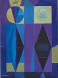 Luis Martínez Pedro, Untitled, 1951, oil on canvas