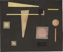 Untitled by Loló Soldevilla, 1957, mixed media on paper, sold May 2017