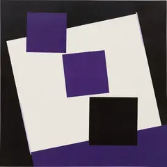 Pedro de Oraá, Homenaje a Carmen Herrera, 2012, acrylic on canvas