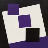 Pedro de Oraá, Homenaje a Carmen Herrera, 2012, acrylic on canvas