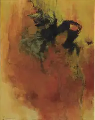 Untitled by Tomie Ohtake, 1960, oil on canvas, offered May 2017