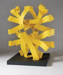 Sol by Édgar Negret, 1985, painted aluminum, sold May 2017