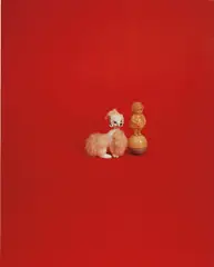 Red with Them by Liliana Porter, 2005, cibachrome print, offered May 2017