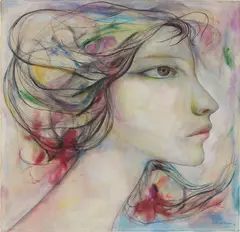 Servando Cabrera Moreno, Amatista, 1974, oil on canvas