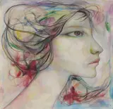 Servando Cabrera Moreno, Amatista, 1974, oil on canvas