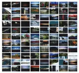 Luis Felipe Ortega, Mirando a través de algo que parece uno mismo, 2001-2014, acrylic on c-prints, in 88 parts