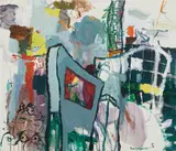 Samy Benmayor, Untitled, 1993, acrylic on canvas