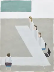 Mernet Larsen, Untitled, 2007, acrylic and graphite on paper