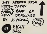 Keith Haring, Pop Shop Signage (Eight Ball), 1986-1990, marker on paper