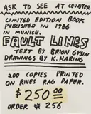 Keith Haring, Pop Shop Signage (Fault Lines), 1986-1990, marker on paper