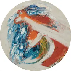 Kenneth Noland, Untitled, 1957, oil on panel