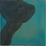 Irregular Form (blue and teal) by Sol LeWitt, 1999, gouache on paper, sold Sep 2017