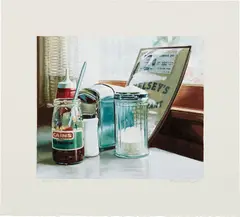 Ralph Goings, Kelsey's Still Life, 1981, watercolor and gouache on paper