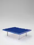 Yves Klein, Table Bleue, 1961, IKB® dry pigment in Plexiglas, glass, wood and steel