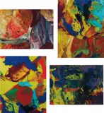 Four works: (i) Ifrit (P8); (ii) Bagdad (P9); (iii) Bagdad (P10); (iv) Aladin (P11) by Gerhard Richter, 2014, Diasec-mounted chromogenic print laid on aluminum, sold Sep 2017