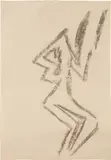 Joe Bradley, Untitled, 2014, charcoal on paper
