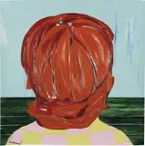 Nicola Tyson, Three Crowns, 2014, acrylic on unstretched linen