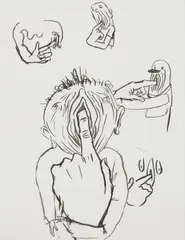 Nicole Eisenman, Untitled, 1993, ink on paper