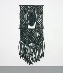 Amanda Ross-Ho, White Goddess #1 Wall, 2007, acrylic on cut canvas, incised sheetrock, wood, screws, gaffers tape, wrapping paper