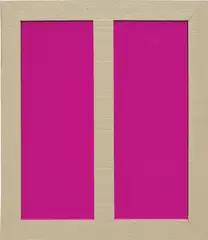 Clockwork for Oracles - Pink by Ugo Rondinone, 2002, mirror, colored plastic gel and wood, sold Sep 2017