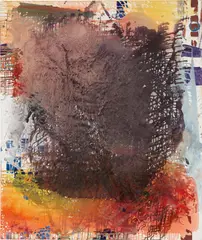 Jackie Saccoccio, Portrait (Unknown), 2012, oil and mica on linen