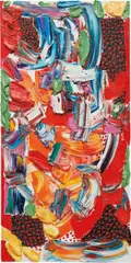 Llewellyn Xavier, Fire Fountain, 2016, oil on canvas