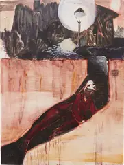 Abendstunde by Rosa Loy, 2006, casein on panel, offered Sep 2017
