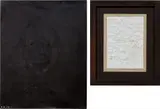 Thomas Zipp, P.N. 15, 2008, (i) acrylic and oil on canvas (ii) mixed media on paper, in artist's frame