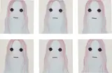 Hideaki Kawashima, Jizo, 2006, acrylic on canvas, in 6 parts