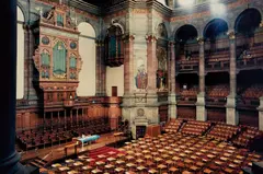 McEwan Hall Edinburgh by Candida Höfer, 1998, chromogenic print, offered Sep 2017