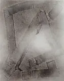 Max Frintrop, Untitled (Styx 2), 2013, ink, acrylic and pigments on canvas