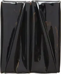 Untitled 5150 10-2-12 by Daniel Turner, 2012, bitumen emulsion, vinyl and wood, sold Sep 2017
