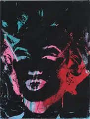 Andy Warhol, 1 Colored Marilyn (reversal series), 1979, oil and silkscreen inks on canvas