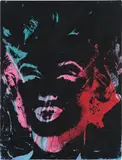 Andy Warhol, 1 Colored Marilyn (reversal series), 1979, oil and silkscreen inks on canvas