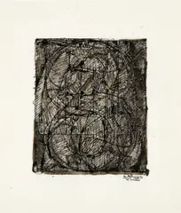 Jasper Johns, 0 through 9, 1979, ink on plastic
