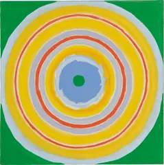 Untitled by Kenneth Noland, 1959, acrylic on canvas, sold Nov 2017