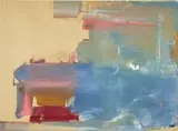 Helen Frankenthaler, Warming the Wires, 1976, acrylic on canvas