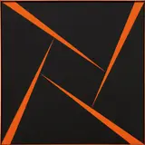 Carmen Herrera, Untitled (Orange and Black)