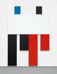 Untitled by Joe Bradley, 2009, acrylic on canvas, in 7 parts, sold Nov 2017