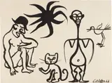 Alexander Calder, Untitled, 1966, ink on paper