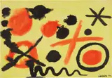 Plankton by Alexander Calder, 1964, gouache and ink on paper, sold Nov 2017