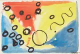 Untitled by Alexander Calder, 1963, gouache and ink on paper, sold Nov 2017