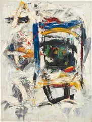 Michael Goldberg, House of Asher, 1957, oil on canvas