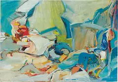 Eva Hesse, Untitled, 1956, oil on canvas