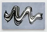 Roy Lichtenstein, Brushstroke, 1965, porcelain enamel on steel