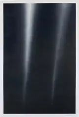 Doubles by Ed Ruscha, 1985, dry pigment and acrylic on paper, sold Nov 2017